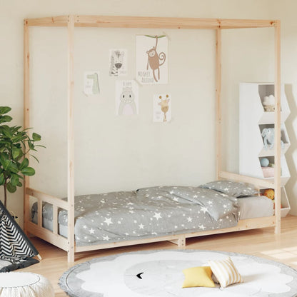 Kinderbett aus massivem Kiefernholz