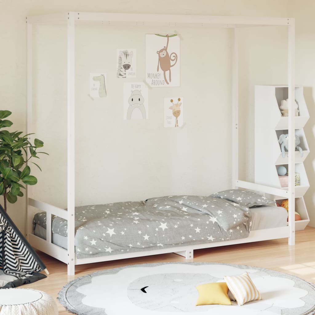 Kinderbett aus massivem Kiefernholz