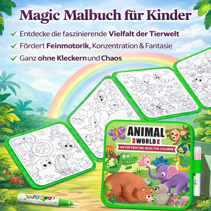 MagicMalbuch - kreatives Kinder Wassermalbuch