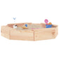 Kinder Sandkasten aus Holz mit Sitzflächen – achteckig