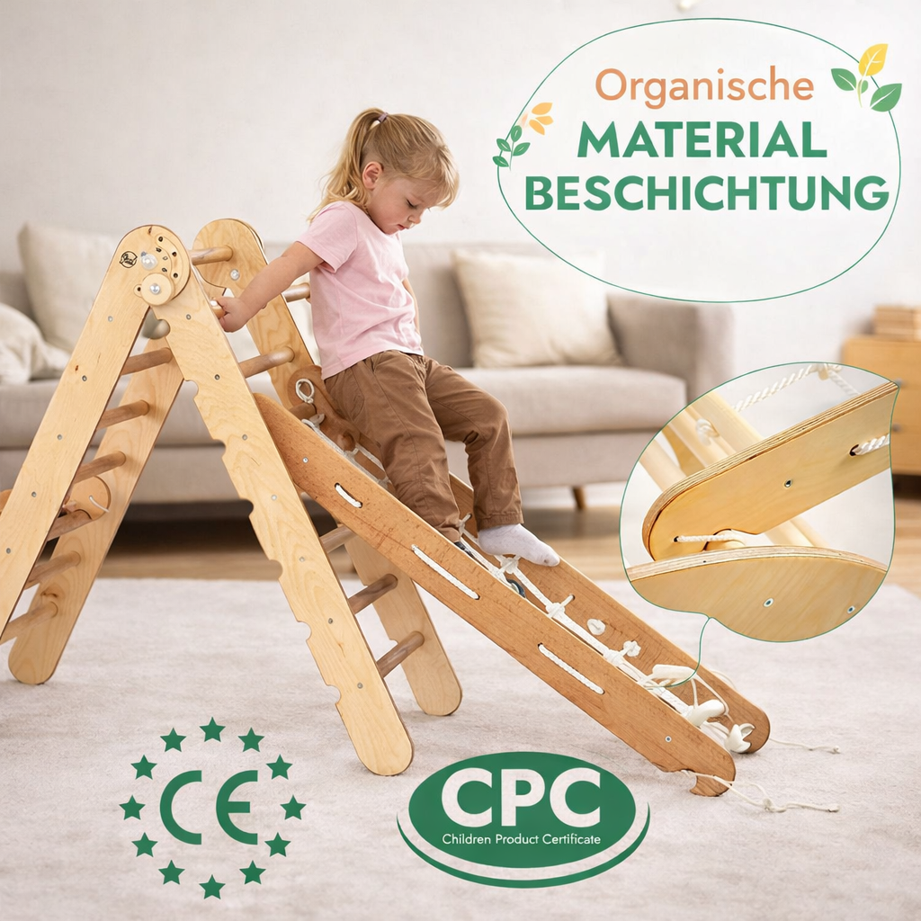 Montessori Kletterabenteuer 5in1 -  Beige (Kinder 1-7 Jahre)