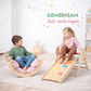 Montessori Kletterabenteuer 4in1 – Regenbogen (Kleinkinder 1–3 Jahre)