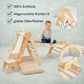 Montessori Kletterabenteuer 7in1 -  mit Maltafel und Kinderstuhl (Kinder 1-7 Jahre)