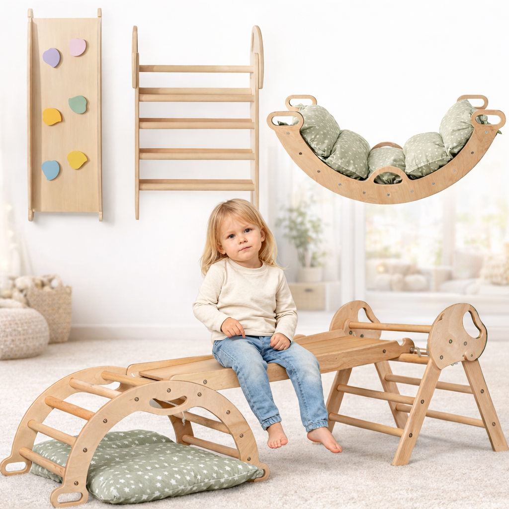 Montessori Kletterabenteuer 4in1 – (Für Babys & Kleinkinder 1–3 Jahre)