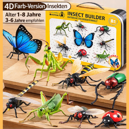 Insekten Montageset - motorisch förderndes Kinderspielzeug