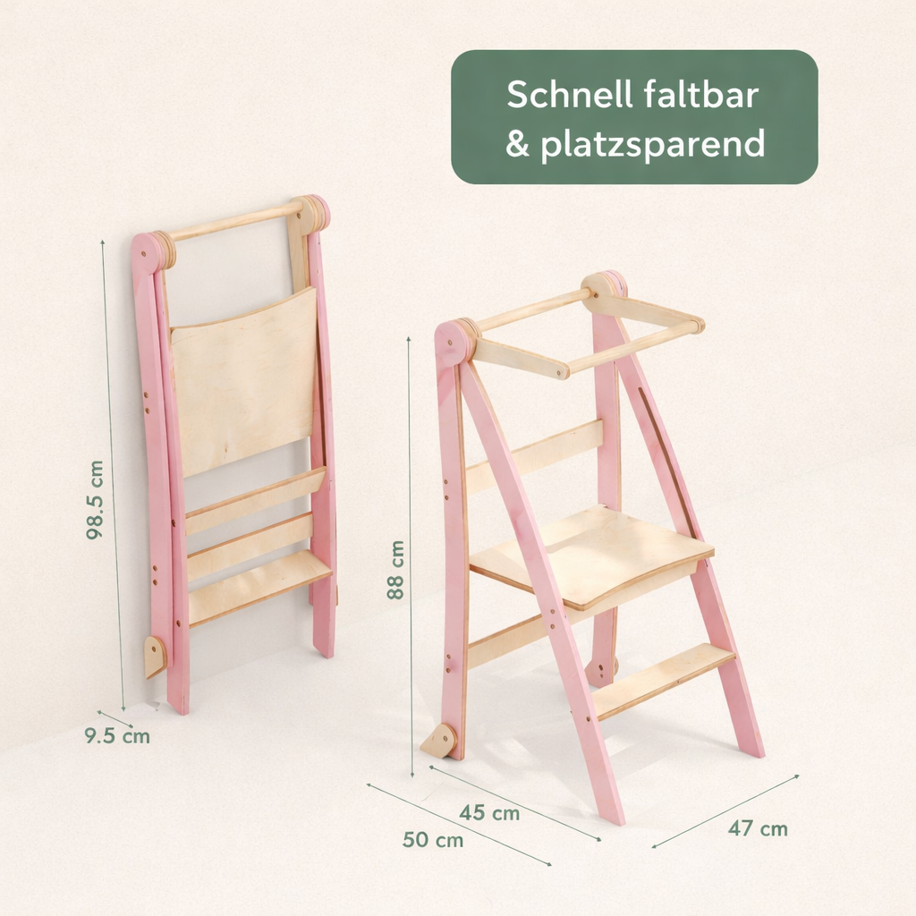 MiniMate Lernturm Montessori - Rosa