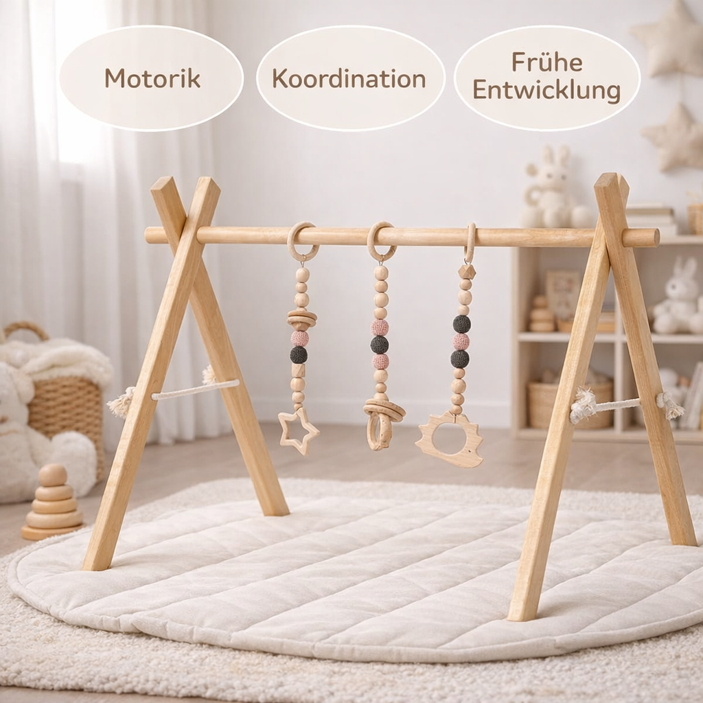 Baby Aktivitätsbogen aus Holz