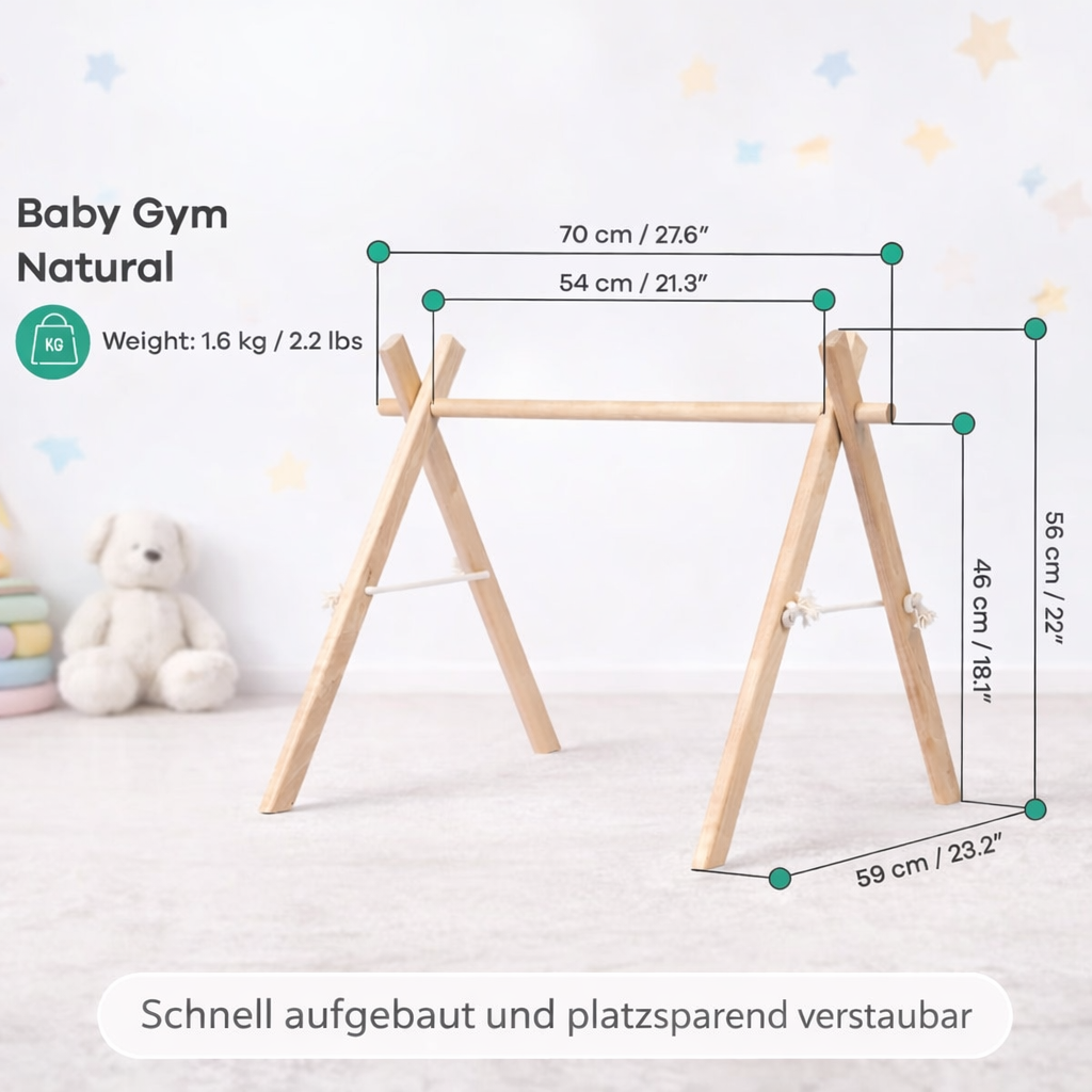 Baby Aktivitätsbogen aus Holz