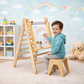 2-in-1 Kinder Staffelei mit Stuhl – Perfekt für Indoor Klettergerüst