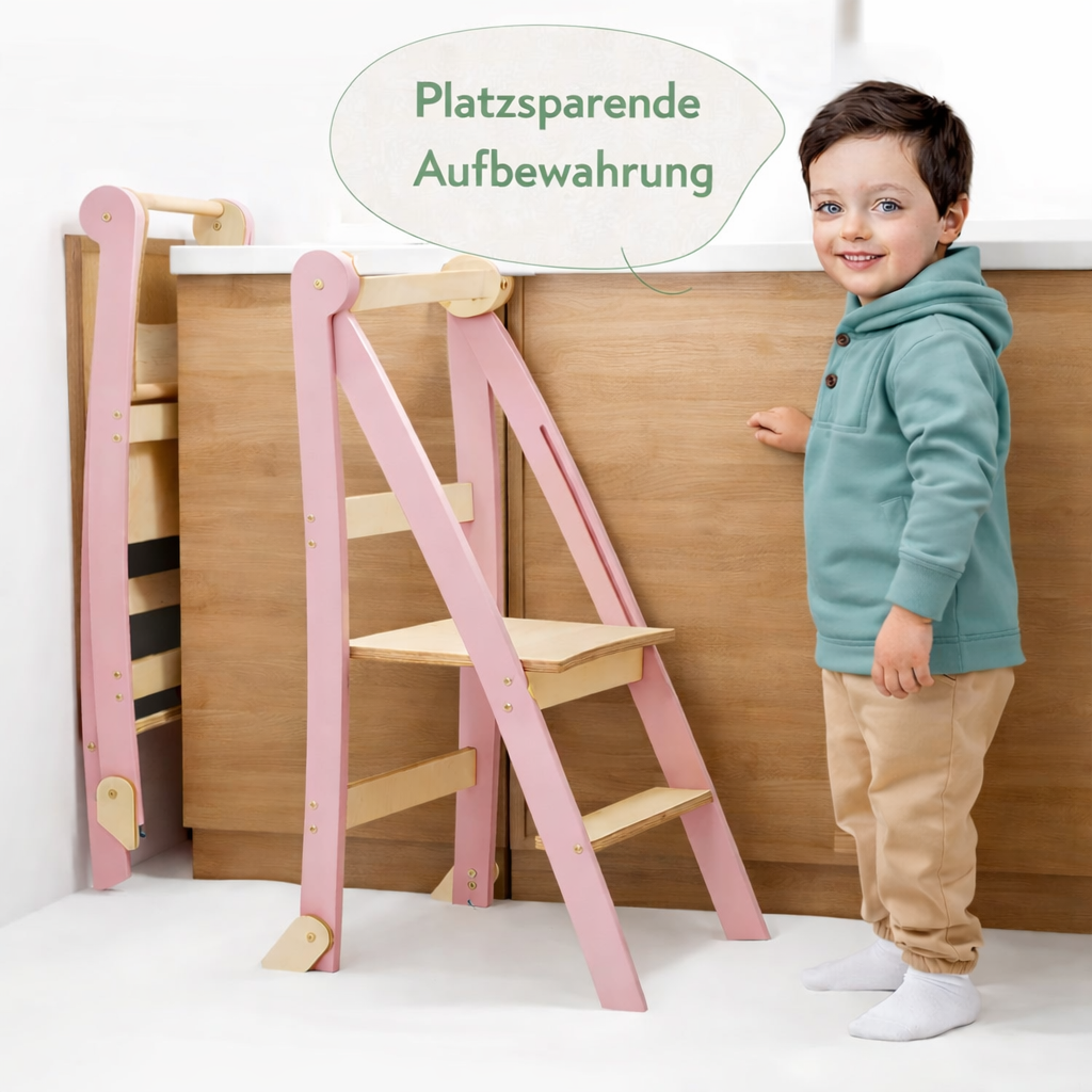 MiniMate Lernturm Montessori - Rosa