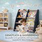 2in1 Montessori-Regal für Kleinkinder – Bücher & Spielzeug
