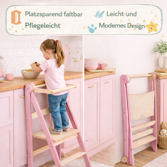 MiniMate Lernturm Montessori - Rosa