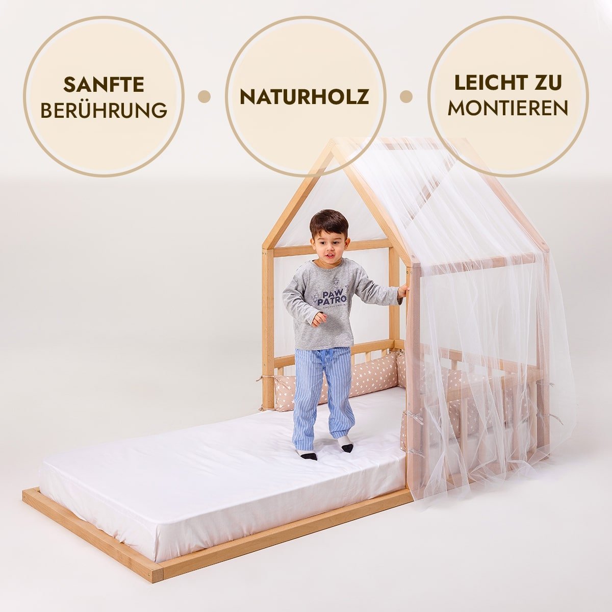 Montessori Kinderbett ab 2 Jahren