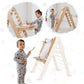 2-in-1 Kinder Staffelei mit Stuhl – Perfekt für Indoor Klettergerüst